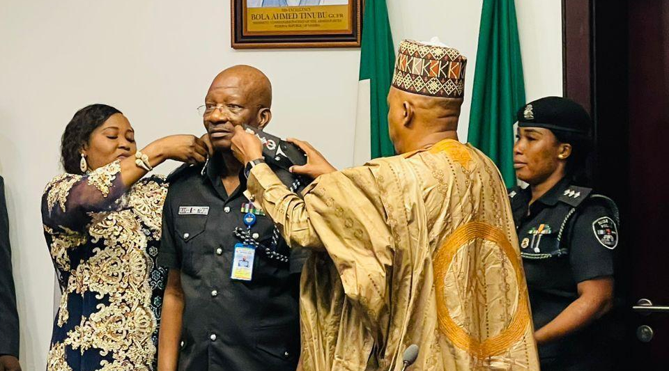 Vice President Shettima Decorates New Acting Igp Kayode Egbetokun