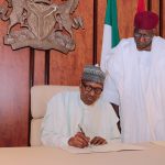 President Buhari Resumes, Writes National Assembly