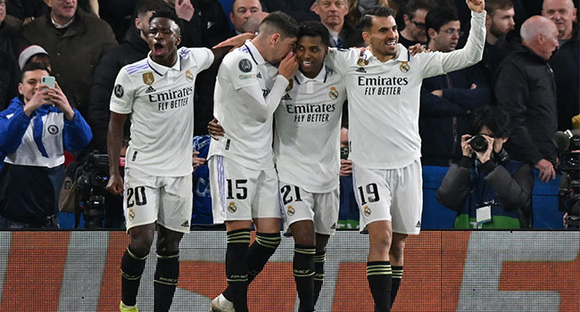 UCL: Real Madrid Blow Away Fumbling Chelsea At Stamford Bridge ...