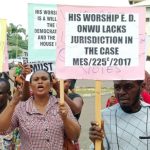 Enugu South Constituents Protest Moves To Jail Their House Of Assembly Lawmaker 